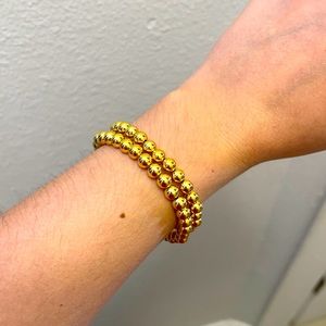 Gold Beaded Bracelet